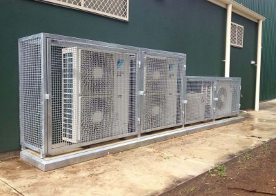 We are cage supplier of choice for a large number of commercial and government clients, like this cage installation we did for CFS, Eden Hills, SA