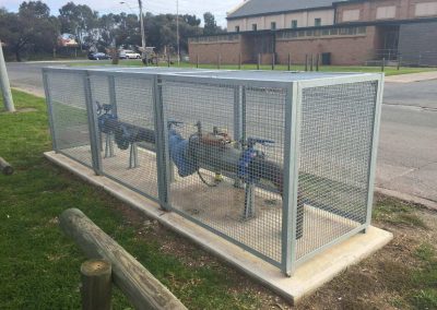 We fabricate and supply cages for all meter installations - Gas, Water, RPZ