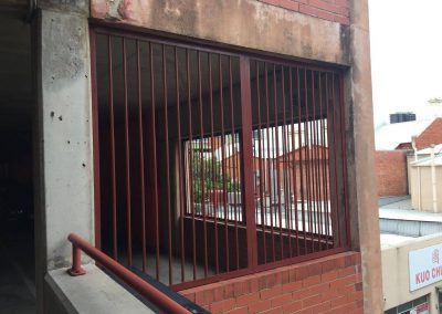 Powder coated security bars installed in Adelaide, South Australia