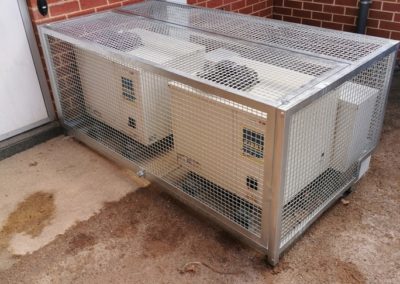 Custom condenser cage