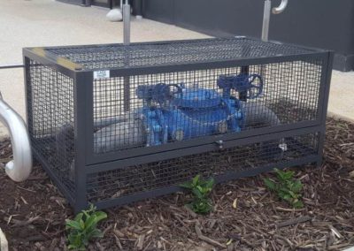 Water meter cage